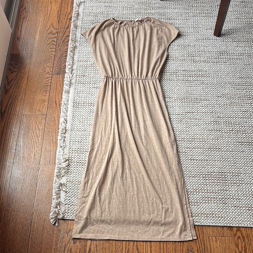 Wayf Tan Maxi Dress